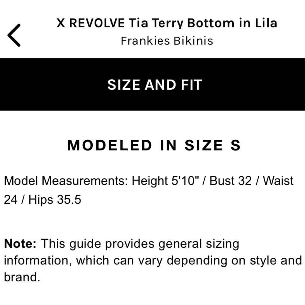 FRANKIES BIKINIS x REVOLVE NWT TIA TERRY BOTTOMS IN LILA